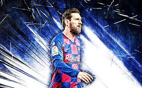 A collection of the top 44 messi wallpapers and backgrounds available for download for free. Download Wallpapers 4k Lionel Messi Blue Abstract Rays Barcelona Fc La Liga Argentinian Footballers Fcb Football Stars Goal Messi Leo Messi Grunge Art Barca Soccer Laliga Spain For Desktop Free Pictures For