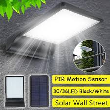 30 36led Solar Wall Light Pir Motion