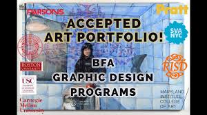 accepted graphic design art portfolio