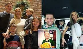 The eldest son of us president donald trump, he took over the family business along with his younger brother when his father became the president. Ivanka Donald Jr And Eric Trump Share Family Photos At Thanksgiving Daily Mail Online