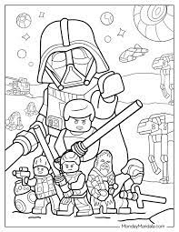 24 lego star wars coloring pages free