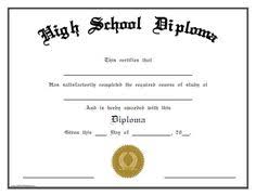 Free Printable High School Diploma Template Huge Collection Of High