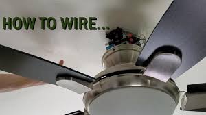 ceiling fan wiring step by step with