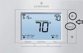 I had to call emerson technsupport . How To Lock Unlock Emerson Thermostat