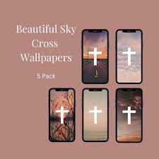 5 Pack Phone Wallpaper Beautiful Cross