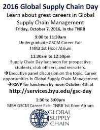 october 7 2016 global supply chain day