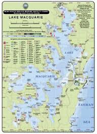 Details About Boating Fishing Nsw Marine Safety Chart Lake Macquarie Camtas