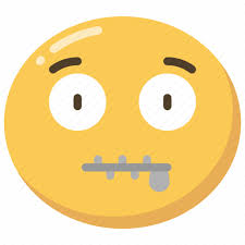 emoji emoticon mouth shut zip