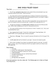 one child policy essay flood rescue com jan 12 2019 one child policy essay edit essay online if you need a custom written essay term paper research paper on a general topic