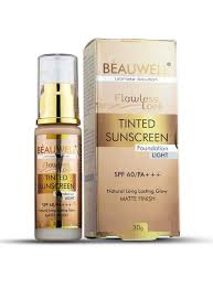 beauwell tinted sunscreen foundation