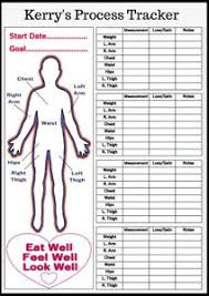 Details About Personalised Reusable Diet Weight Loss Chart Progress Tracker Body Measurements