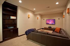 Basement Finish With Theater Room In