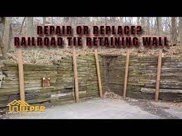Replace Railroad Tie Retaining Wall