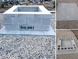 Whether you are building a fire pit out of stone or concrete pavers or using a fire pit kit, you must select a location that is a safe distance from any structures and low hanging it can take between two and seven days for the material to dry, fully cure and be ready handle the heat from your diy firepit. Diy Cinder Block Fire Pit Ideas Plans Pros And Cons