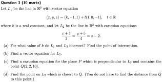 R3 With Vector Equation