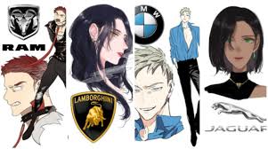 Each anime character is genuinley (sorry for misspells) uniqe and beautiful in their own way. Famous Car Brands Imagined As Male Or Female Anime Characters Autoevolution
