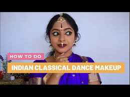 indian clical dance makeup tutorial