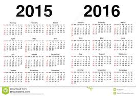 Vector Calendar Template Stock Vector Illustration Of February