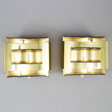 Large ph hat wall light / sconce, designed by poul henningsen, produced by louis poulsen, denmark. A Pair Of Danish Brass Wall Lights Bukowskis