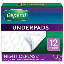 depend bed pads for incontinence
