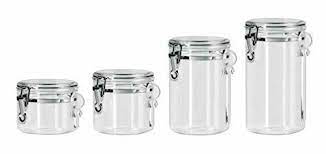 I purchased this set hoping they would be of the same quality, but they are far from it. Oggi 5355 4 Piece Locking Acrylic Canister Set With Spoons For Sale Online Ebay