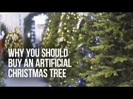 why an artificial christmas tree