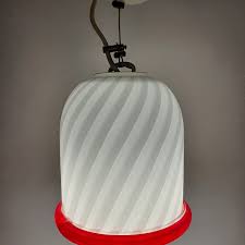 Swirl Murano Glass Hanging Lamp