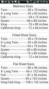 Bed Sizes Chart Projectsurrenderone Online