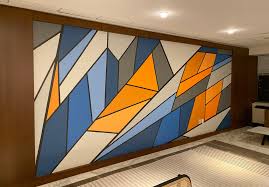 Abstract Mural For Corporate Office