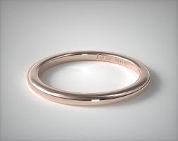 Selecting a ring women's wedding bands men's wedding bands anniversary rings. Slightly Rounded Wedding Ring 14k Rose Gold James Allen 14209r14