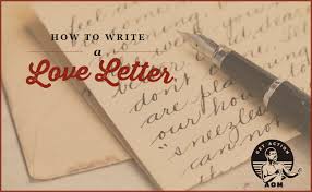 how to write a love letter the art of