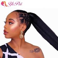 Amzn.to/2qwfukn sensationnel 30 sleek straight drawstring ponytail castor oil i use: Straight Drawstring Ponytail Human Hair Brazilian Clip In Extension For Black Women Ariana 12 22 Natural Long Yepei Pony Tail Ponytails Aliexpress