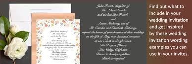 best wedding invitation wording exles