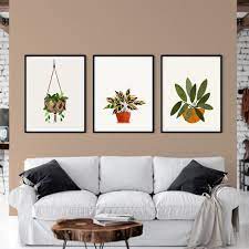 Bohemian Plant Set Of 3 Printable Wall
