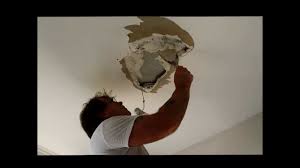 plaster repairs hole in ceiling repair