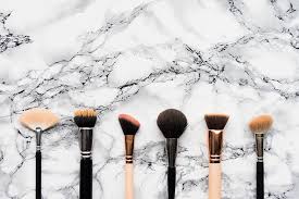 hd wallpaper makeup brushes on white
