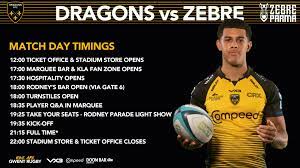 dragon news your match day guide vs zebre