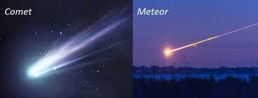How to differentiate a meteor from a comet when viewed from ...