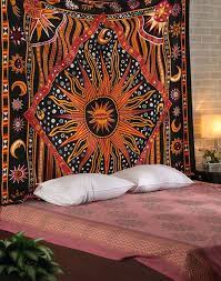 Hanging Indian Tapestry Bedspread
