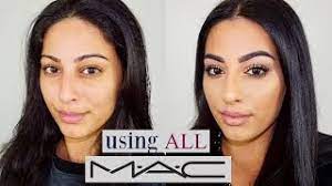 all m a c cosmetics makeup tutorial
