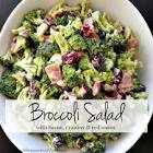 broccoli salad with bacon and craisins