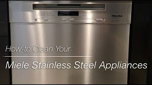 how to clean your miele appliance with
