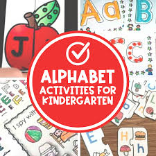 alphabet activities for kindergarten