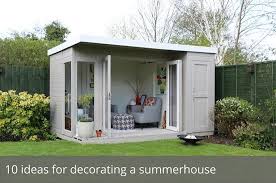 10 ideas for decorating a summerhouse