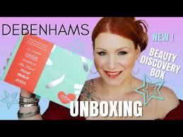 debenhams beauty discovery box unboxing