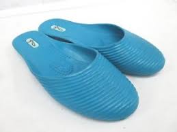 New Oka B Eco Friendly Jelly Comfort Flat In Blue Size M L