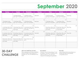30 day home fitness challenges to