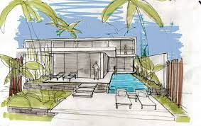 villa design sketch interior design ideas