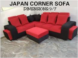l shape corner sofa set size 9 by 7