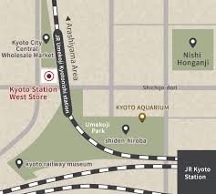 kyoto station west a kimono